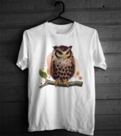 Kaos Distro Gambar Burung Gagak Desain Kaos Menarik